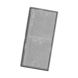 Catadioptre Blanc Adhesif - 106x50 mm - Rectangulaires