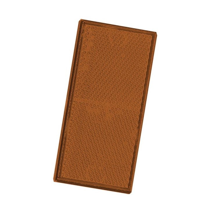 Catadioptre Orange Adhesif - 106x50 mm - Rectangulaires