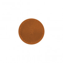 Catadioptre Orange Adhesif - Diam 60 mm