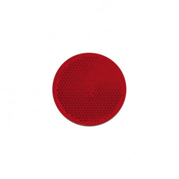 Catadioptre Rouge Adhesif - Diam 60 mm